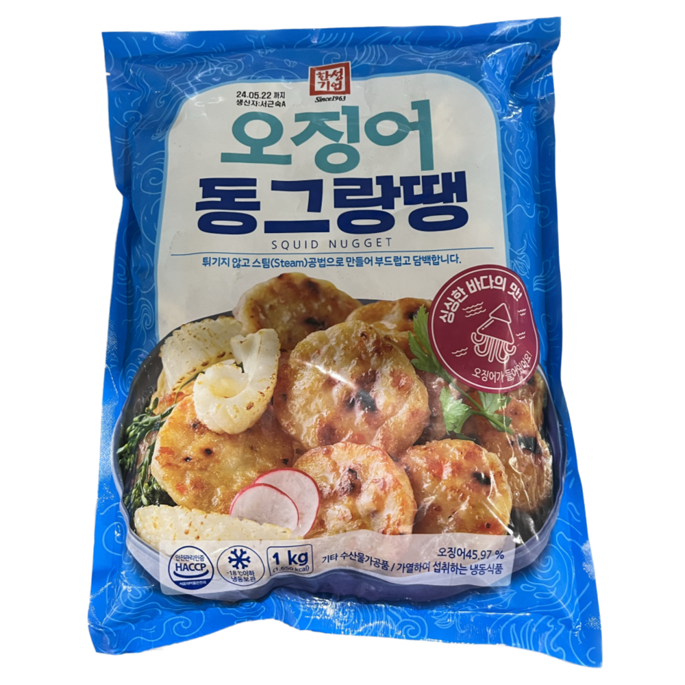 오징어동그랑땡 1kg/한성 : 곰소할인마트