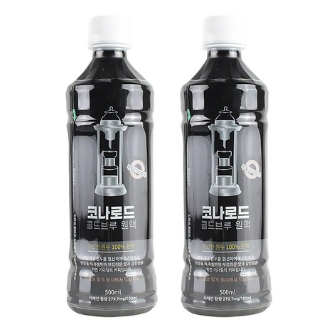 코나로드 더치커피 콜롬비아 수프리모 더치커피 콜드브루 500ml 1개입 2개 : Super Fresh