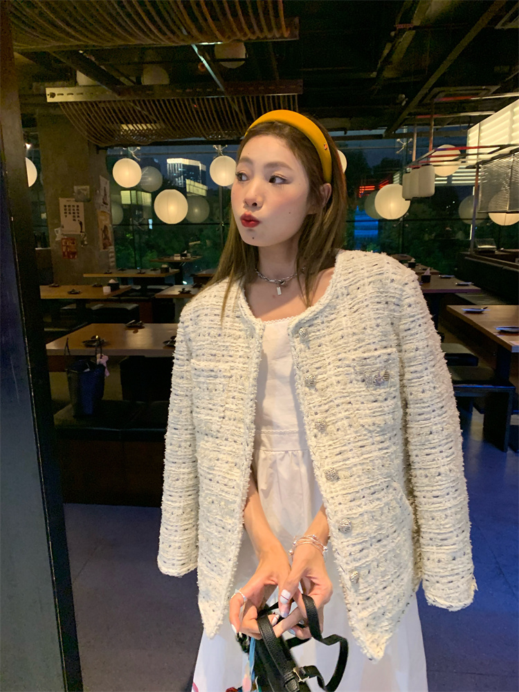 솔리디어 트위드 루즈핏 자켓 : LNC