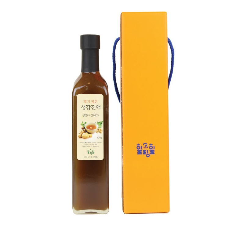 지리산 산청 생강청 선물세트 500ml 힐링힐 : 김씨언니마켓