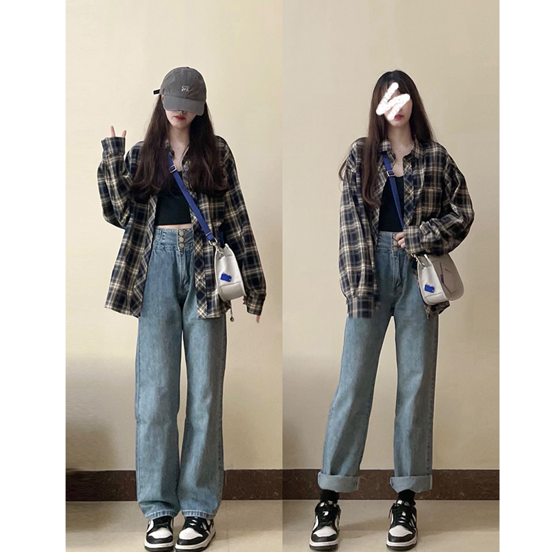 체크셔츠 가을셔츠 : 제이에이치티