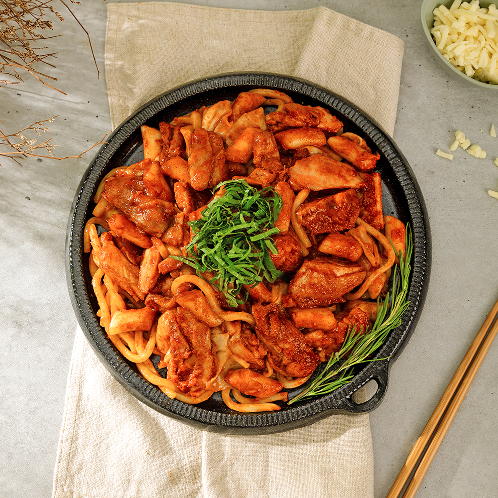 춘천 양념 숯불 신선 닭갈비 500g+500g : 신선 닭갈비