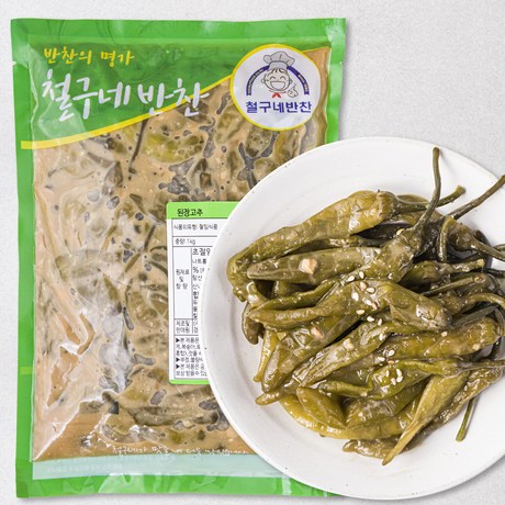 철구네 절임류 된장고추 1kg 1개 : Super Fresh