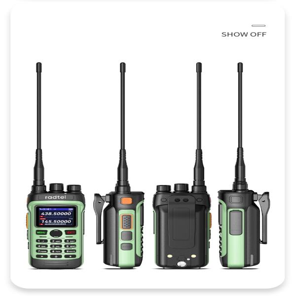 생활무전기 Radtel RT-330 GPS 블루투스 앱 프로그래밍 햄 워키토키 10W 파워 풀 밴드 136-520MHz TX RX 에어 수신 NOAA USB C : 글로벌... 