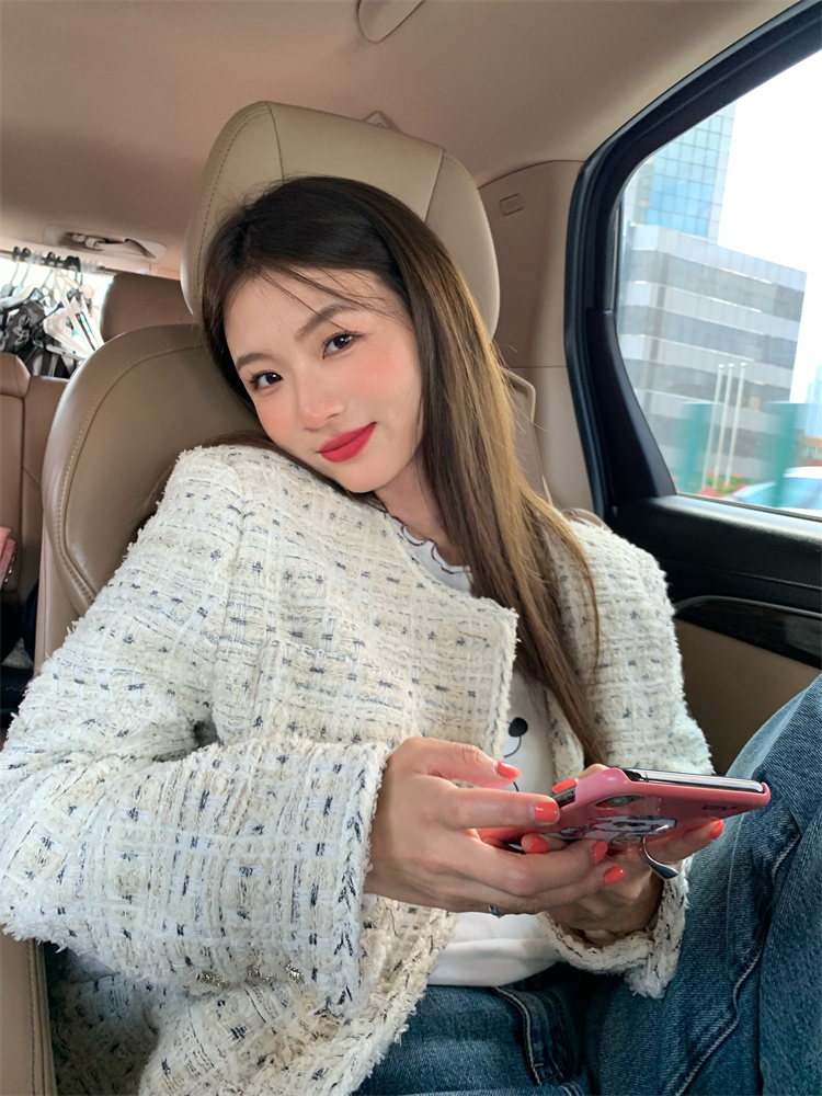 솔리디어 트위드 루즈핏 자켓 : LNC