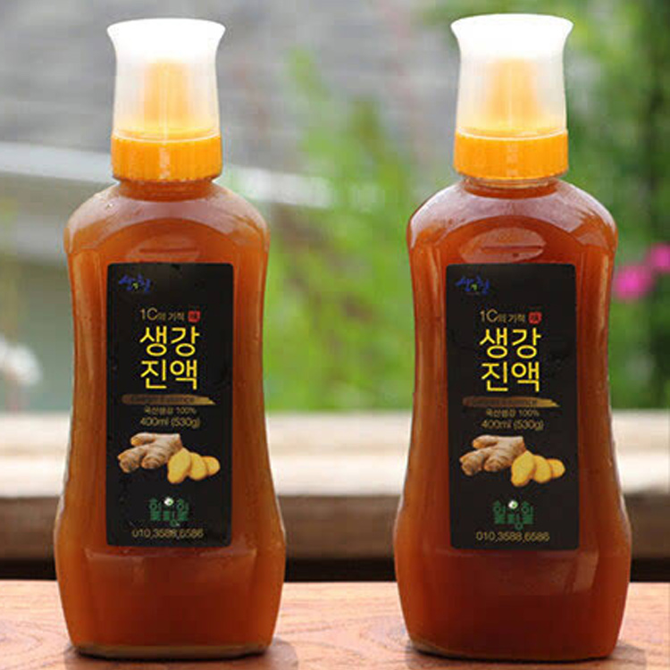 지리산 산청 생강청 선물세트 500ml 힐링힐 : 김씨언니마켓