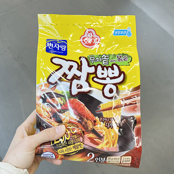 오뚜기 무쇠솥에볶은짬뽕 2인 390g x 1개 : 내일배송샵