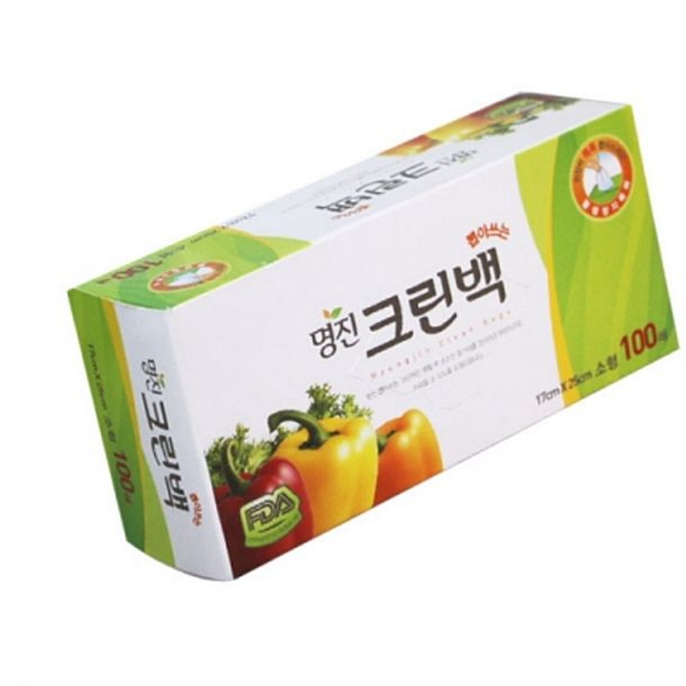 롤백 명진 크린백 100매 위생백 위생팩 롤팩 : 수앤서마켓C