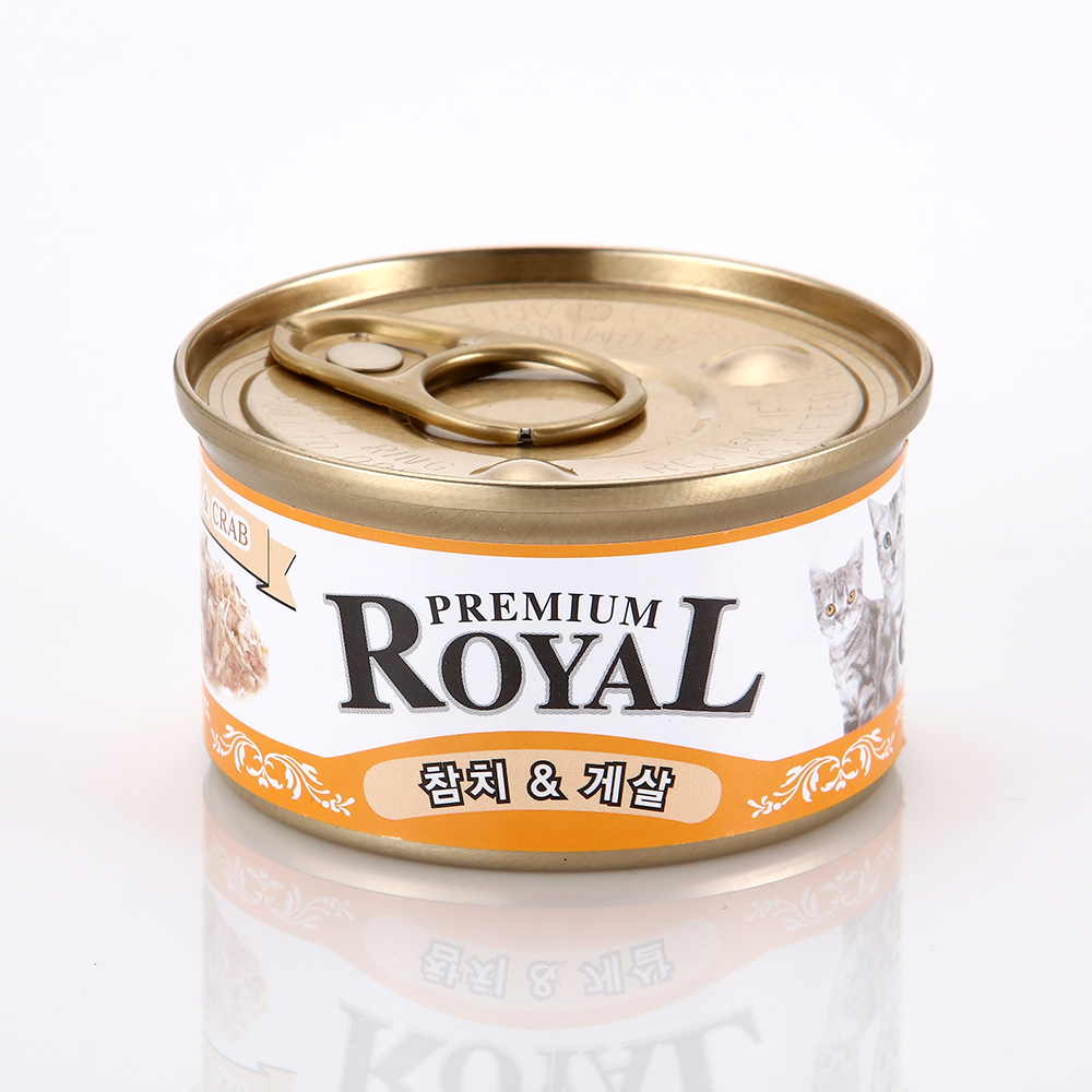 프리미엄 로얄캔 85g 참치 치킨 : 브로팩토리