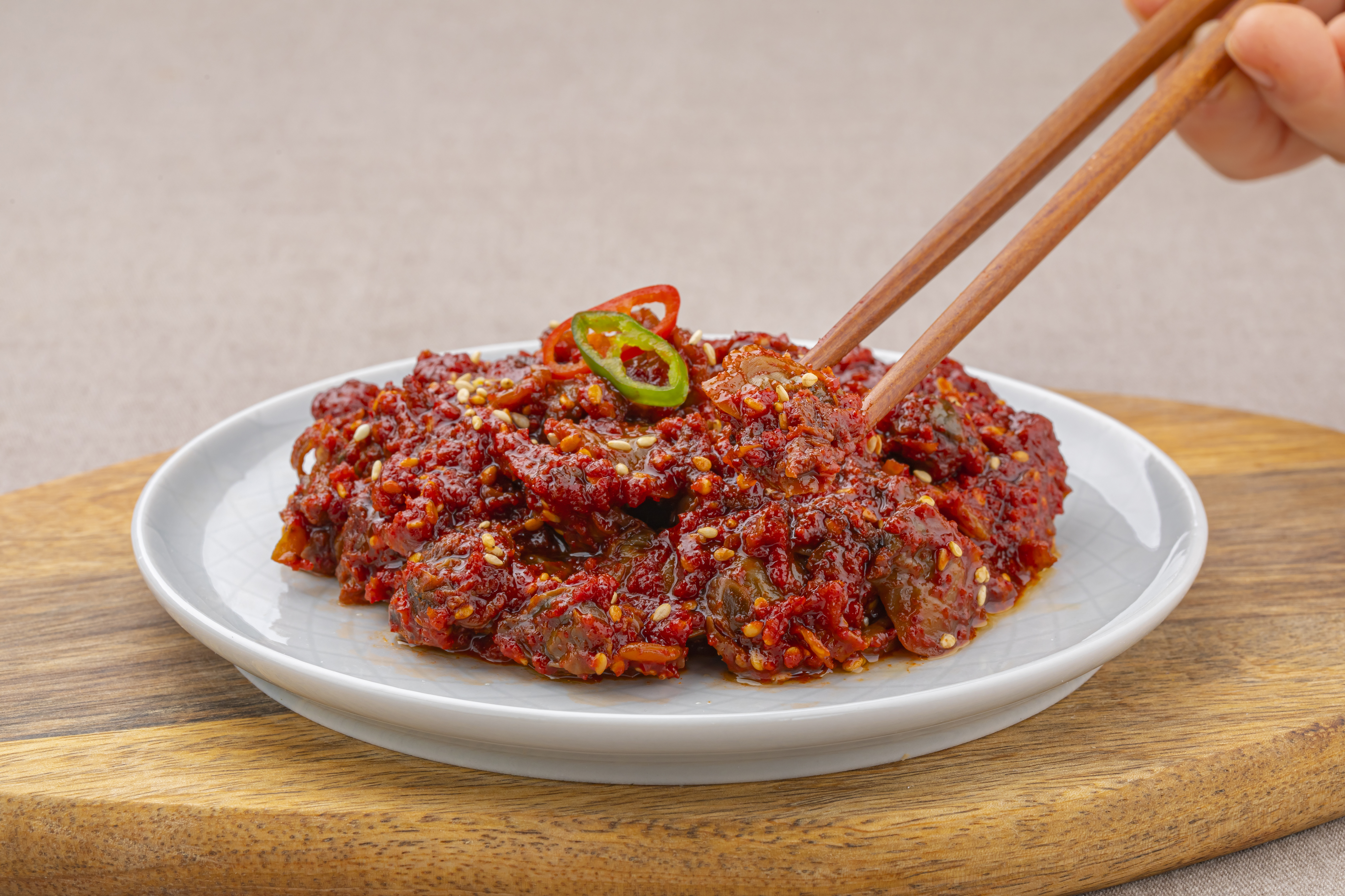 신기한꽃게장 낙지젓갈 감칠맛나는 낙지젓 : 신기한 꽃게장