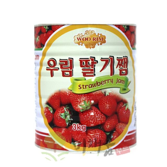 우림 딸기잼3kg : 미채움푸드