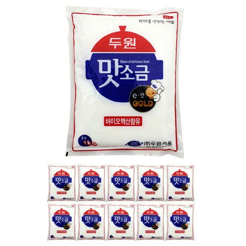 두원식품 맛소금 1kg X 10개 (1박스) : 장볼레