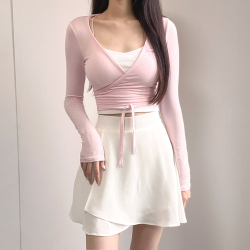 쿨톤이벤트/제니 쫀쫀 랩 가디건 헬스복 필라세트복 : 영잉샵