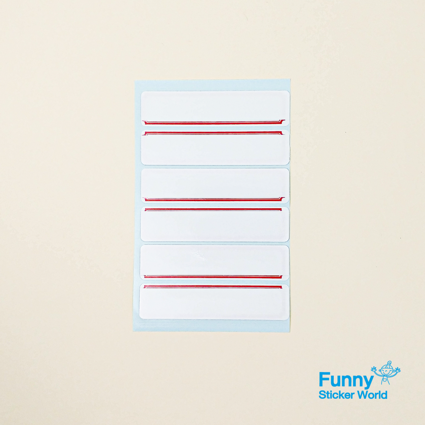 퍼니스티커 팬시 라벨 스티커 오피스데코 20-P223R 보호필름 라벨 종이, PP 필름 스티커 : FunnySticker