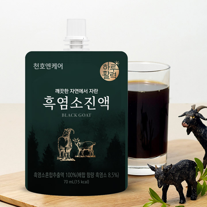 천호엔케어 국산 지리산 흑염소 진액 엑기스 천호식품 흑염소진액 30포, 2개 : 천호엔케어