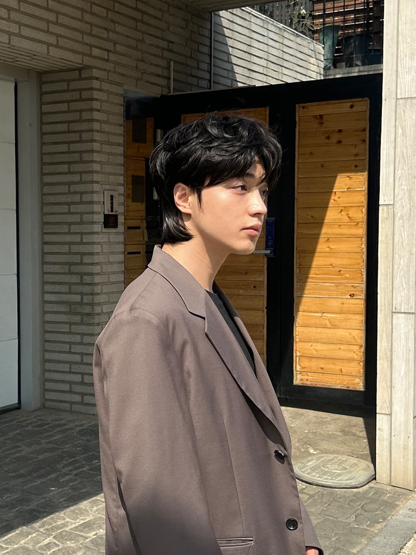 리프울프컷 남자패션가발 : 호시헤어위그