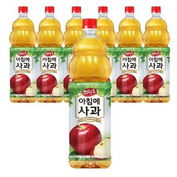 해태 과일촌 아침에 사과 1.5L x 12페트 : 주식회사 더커피몰