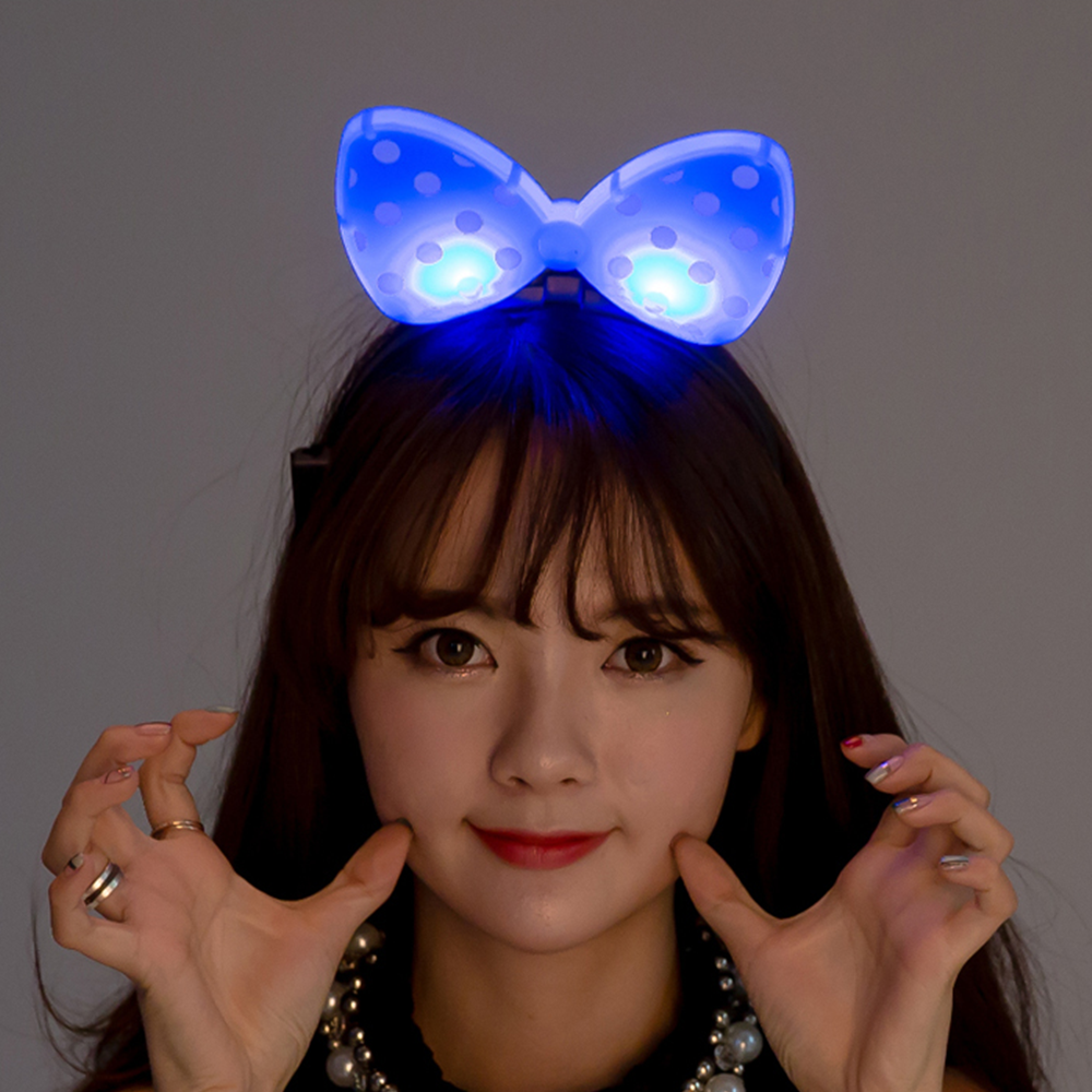 LED 리본머리띠 램프 생일파티용품 이벤트 응원 체육대회 놀이동산 : 비앤채