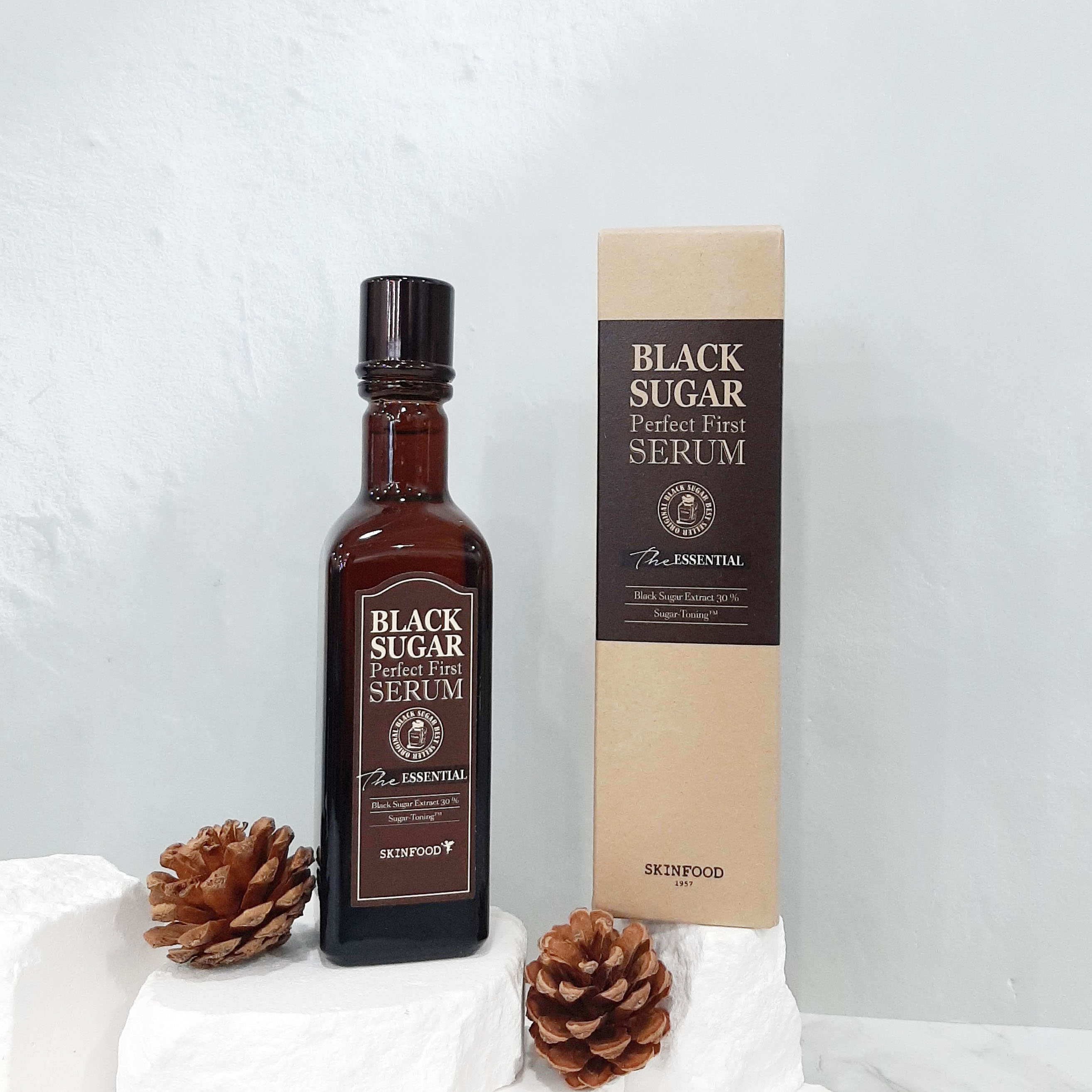 스킨푸드 블랙슈가 퍼펙트 첫세럼 더 에센셜 120ml : 오감공감