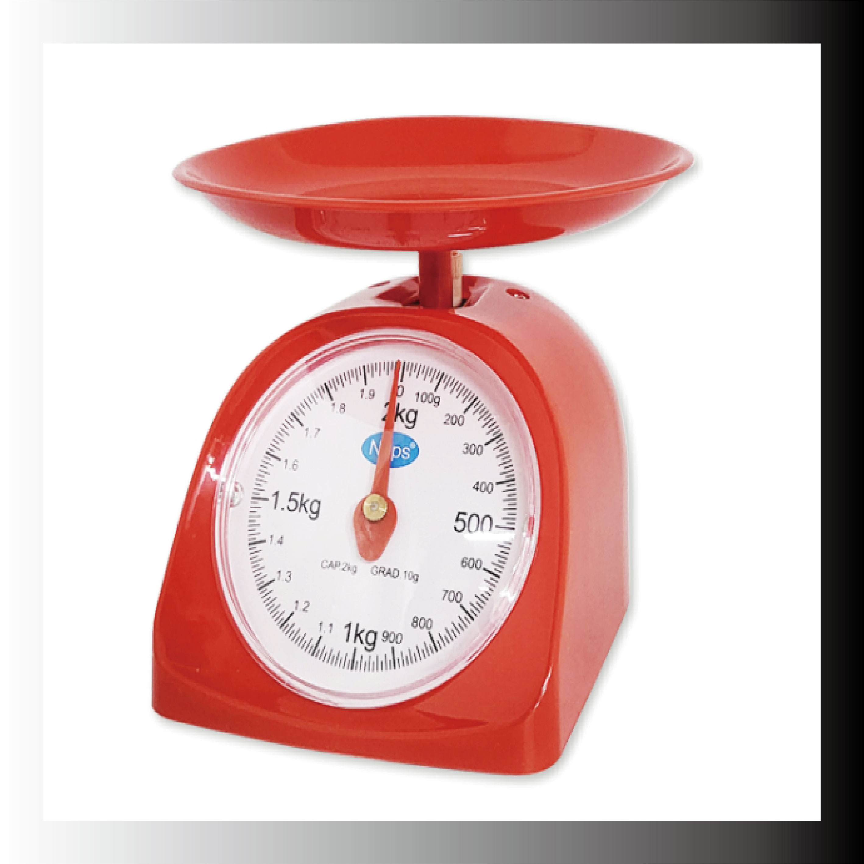 빈티지주방저울 음식계량기 식당 바늘 저울 아날로그 옛날 시장 저울 2kg : 만물상임