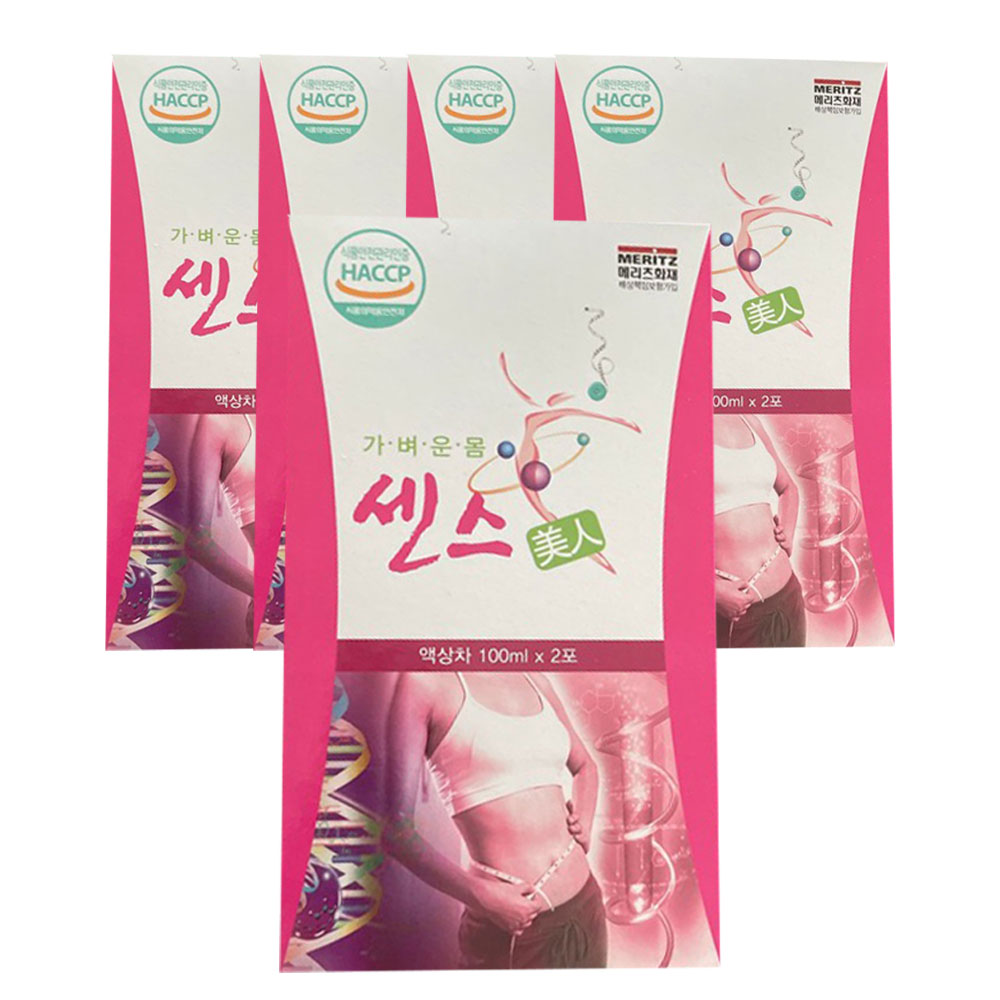 센스미인 플러스 100ml x 10포 배변활동 장건강음료 : 굿딜케어