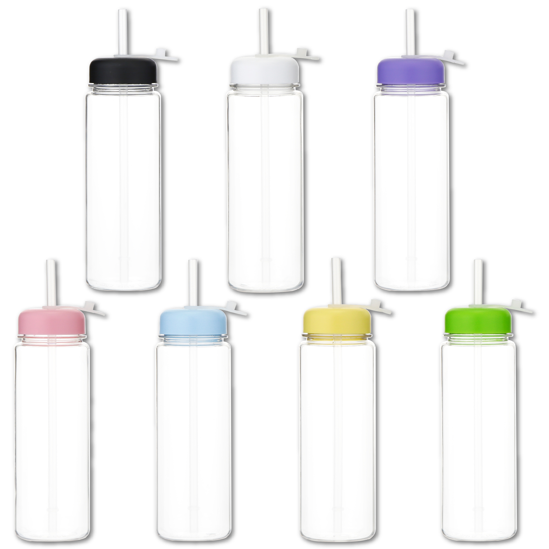마이보틀 스트로우 빨대물병 트라이탄 주문제작 500ml : 미스터송