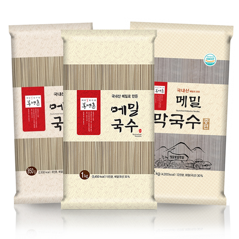 봉평촌 메밀국수 2호 850g 소면 막국수 콩국수 : 유명한푸드