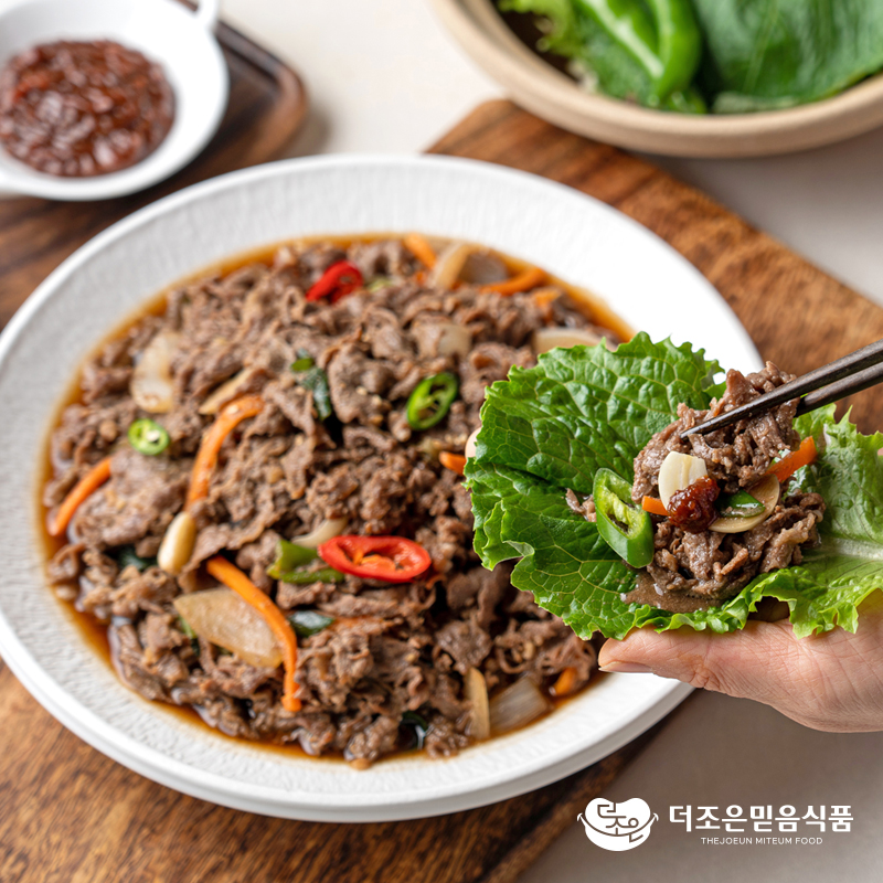[냉동]더조은 한우불고기 500g : 더조은믿음식품