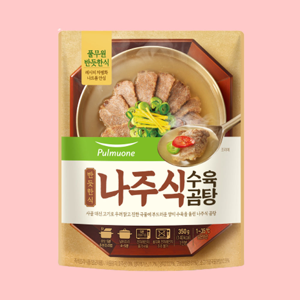 풀무원 반듯한식 나주식 수육곰탕 : 우유팡