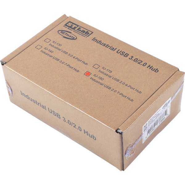 강원전자 넷메이트 IU-180 산업용 USB2.0 7포트 허브 : 유그린스토어