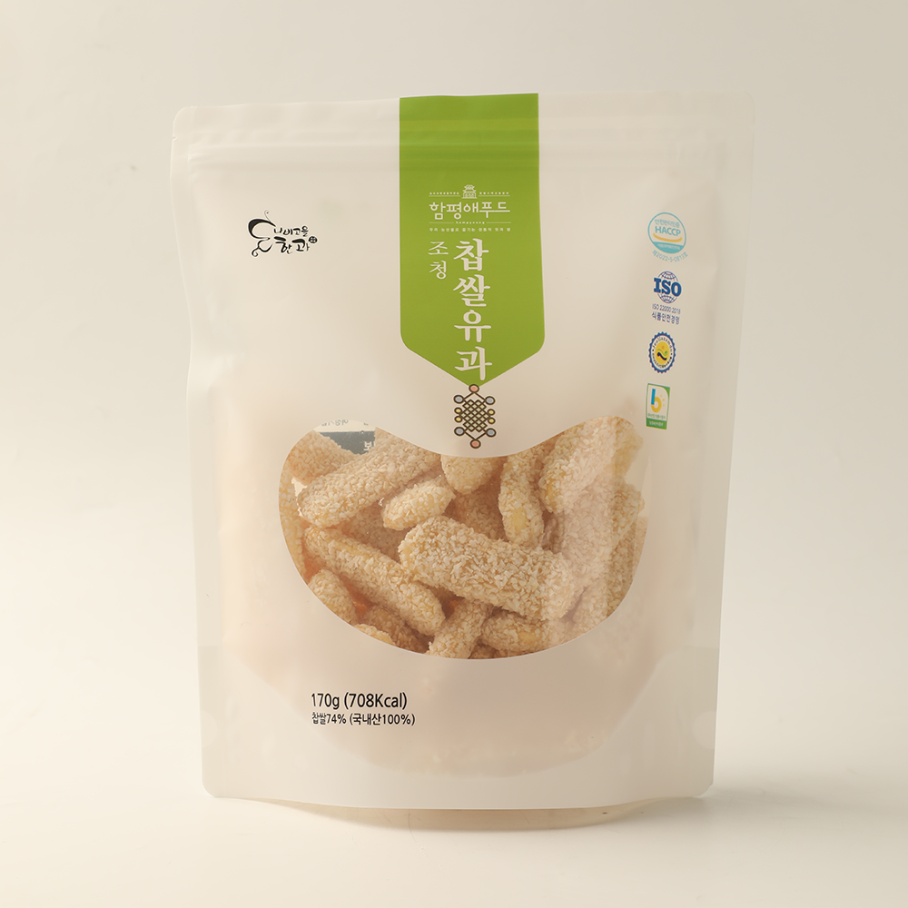 찹쌀유과 (국내산, 수제한과)_함평애푸드 : 함평애푸드