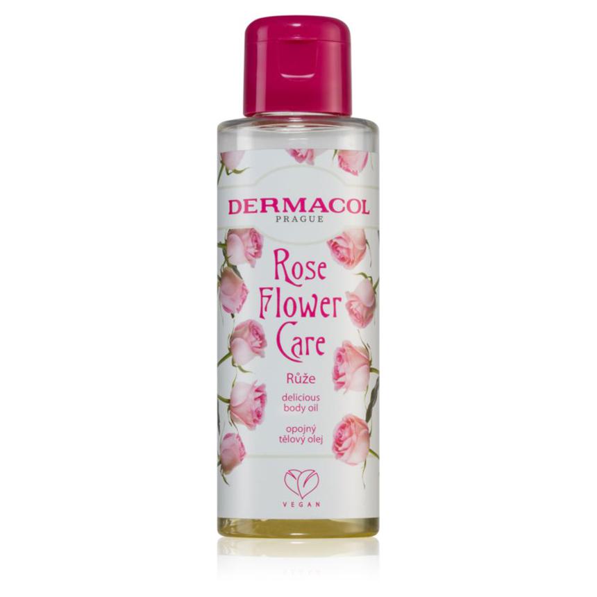 Dermacol 더마콜 로즈 플라워 케어 바디 오일 100Ml 4개 : 케비스톤