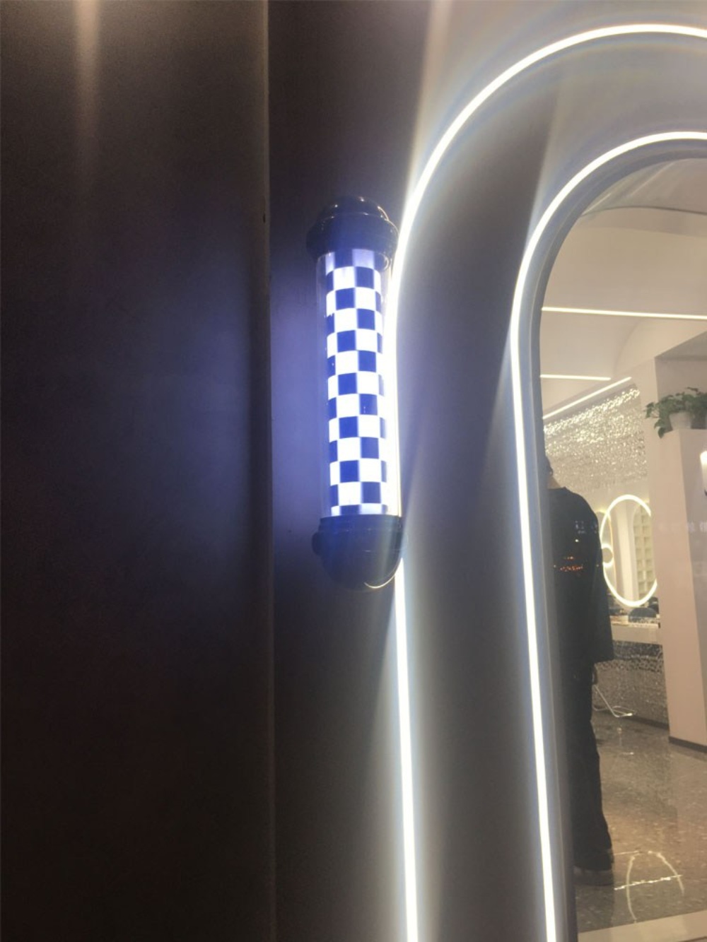LED 싸인볼 미용실 이발소 헤어샵 바버샵 회전간판 조명 미장원 : 종합물품상사