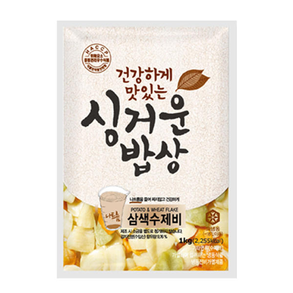 동성식품 감자수제비 1kg : 그린푸드마켓