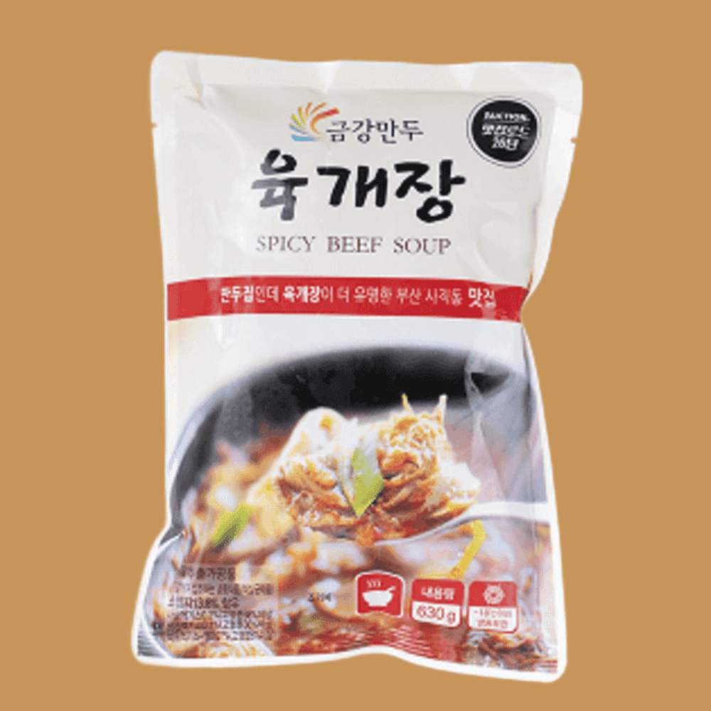금강만두 육개장 630g 4개 냉동식품 냉동보관 즉석국 : 편하넷