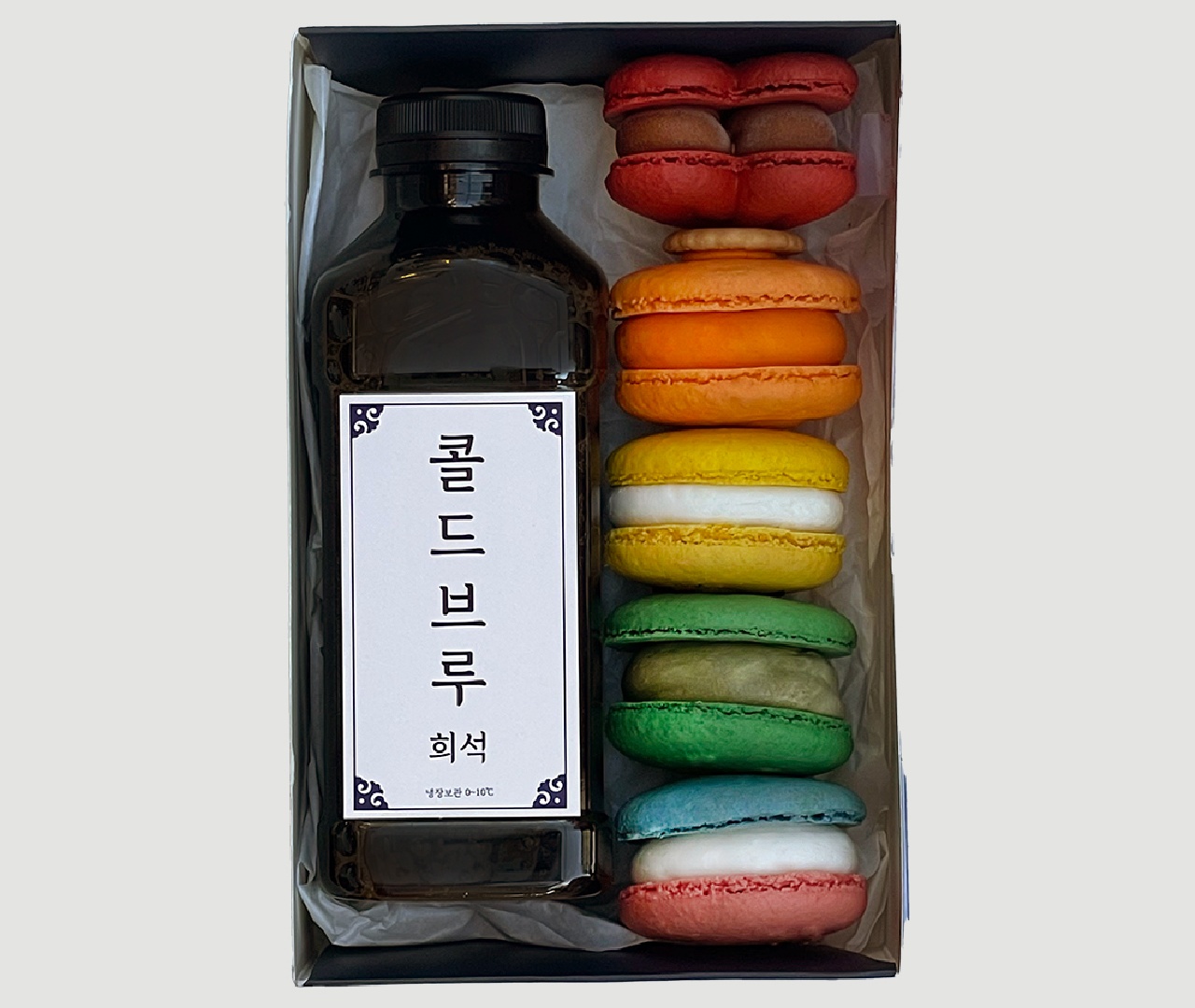 면곡당 수제디저트 레몬파운드 마들렌 마카롱 콜드브루커피 선물세트 : 면곡당