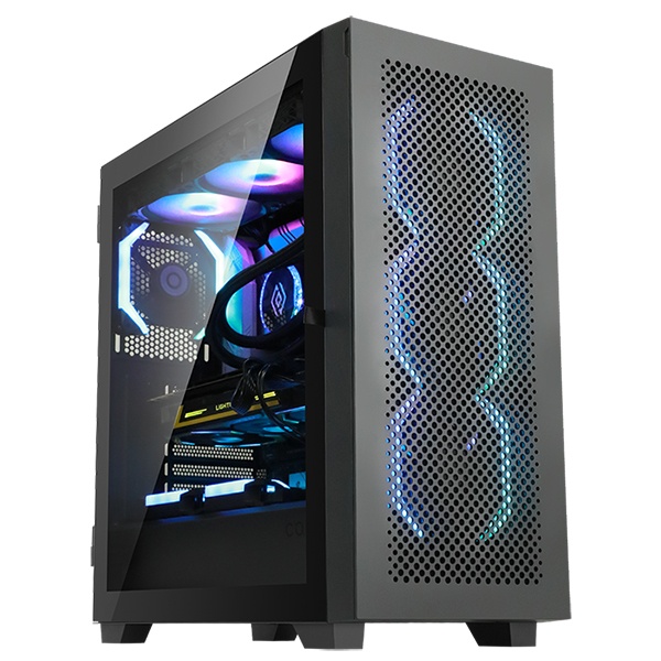 COX 멋진 게이밍 케이스 조립PC용 G400 마그넷 블랙 : 티돌이샵