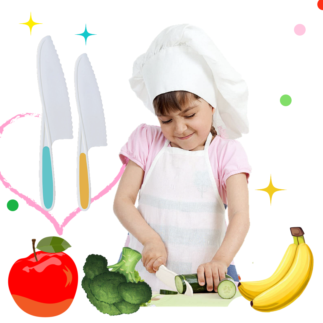 유아칼 플라스틱칼 안전 칼 소꿉놀이 어린이 요리 어린이집 아동용 무독성 식약처 승인 : 애플정