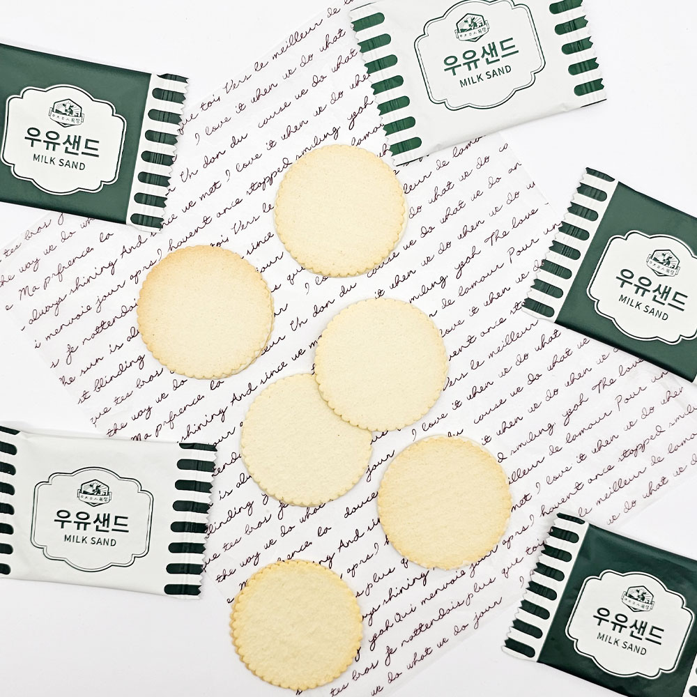 ㅇㅊㅁㅅ 목장 우유샌드 대 252g 밀크 쿠키 자유방목원유 제주도기념품 : 썸제주