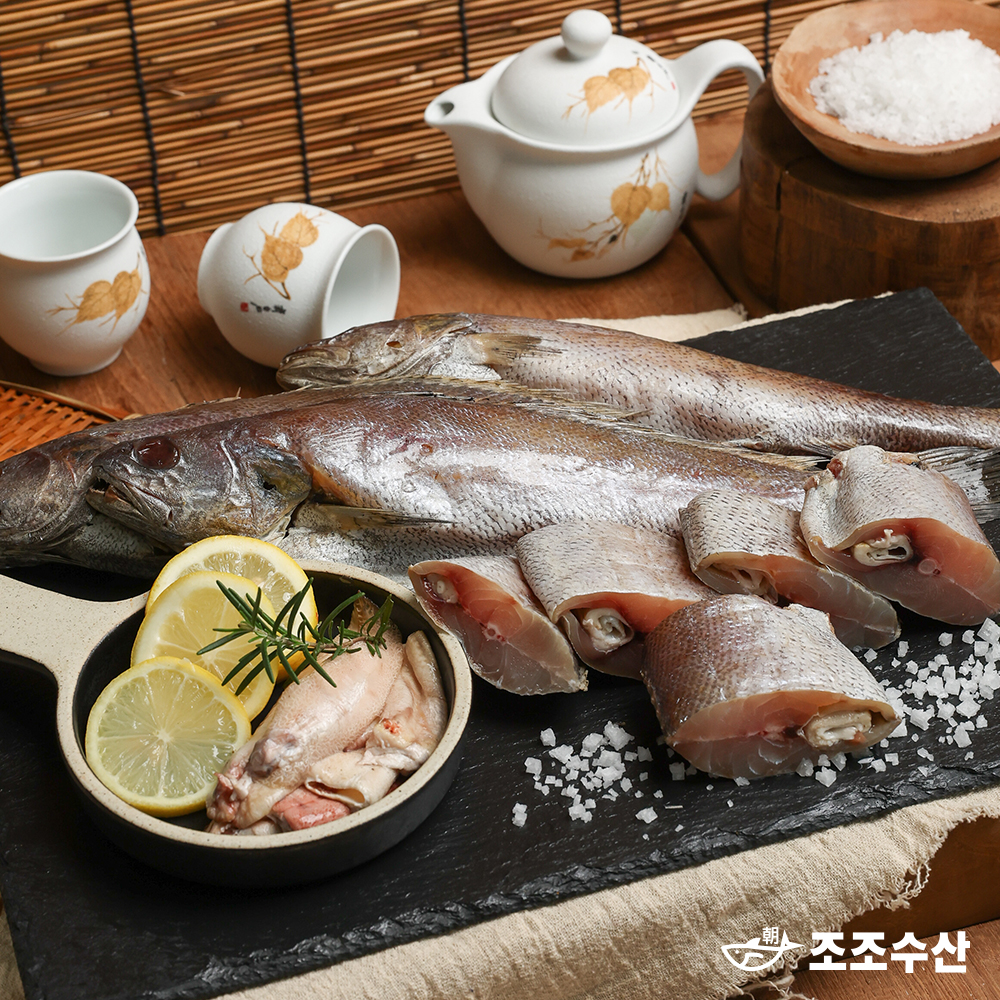 여수 반건조민어 손질 통민어 280gx3미 제수용 생선 선물세트 : 조조수산