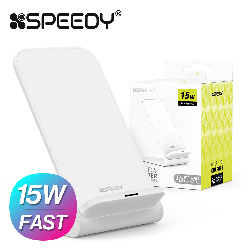 스피디 SPEEDY 15W 고속무선충전거치대 (SPE-STW1500) : 가람모바일악세사리