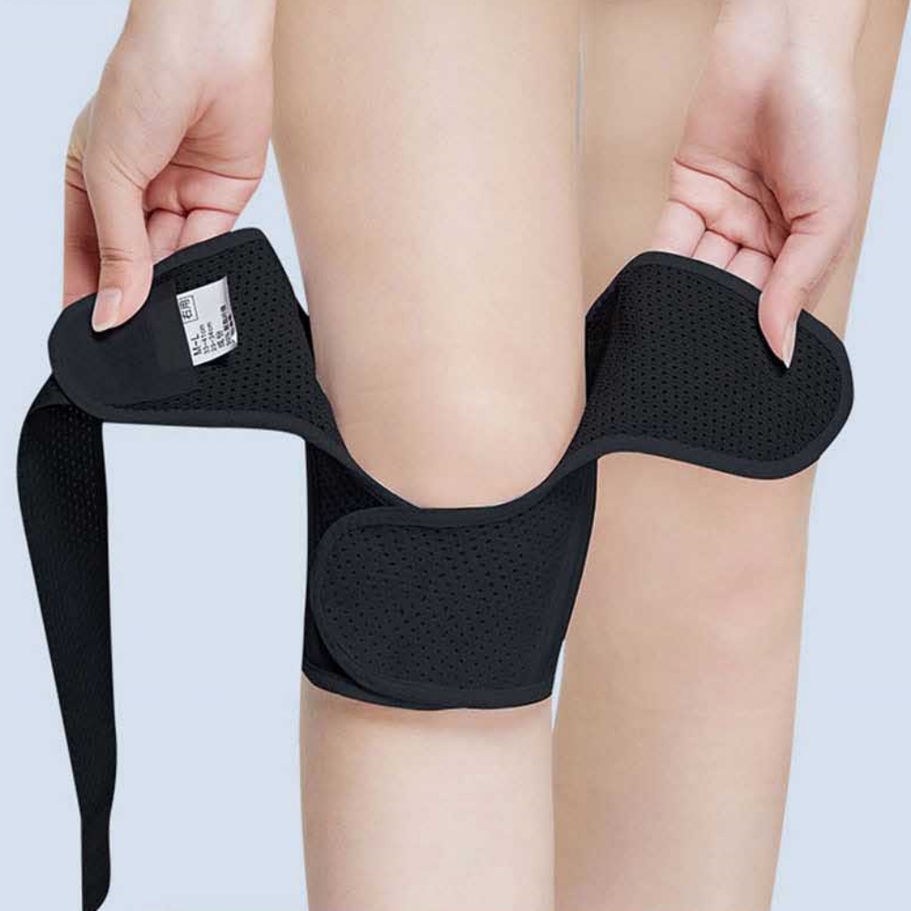 무릎 연골 보호대 무릎아대 헬스 등산 통기성좋은 찍찍이 테이핑 : 조아샘