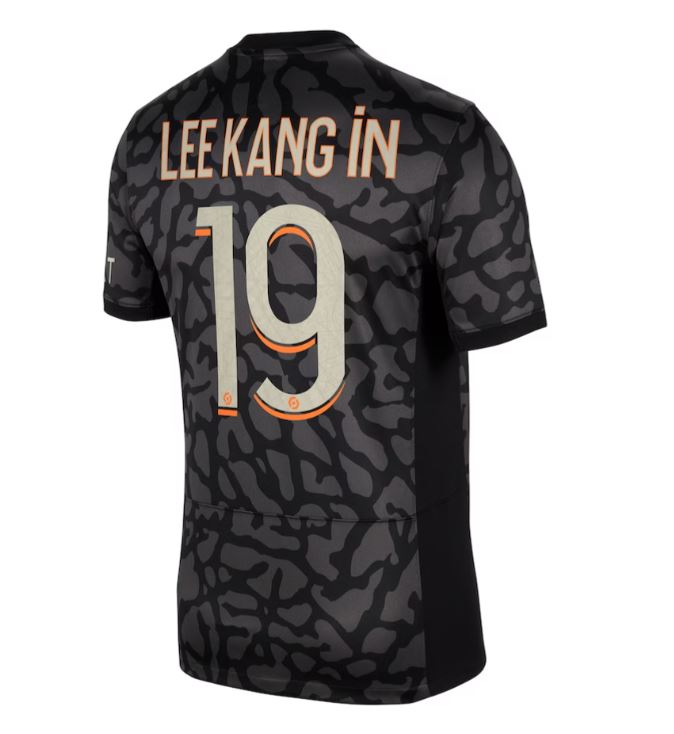 정품] 나이키 PSG 써드 스타디움 반팔 저지 유니폼 미드필더 이강인 19번 / Paris PSG x Jordan Third Stadium Shirt 2023-24 : 지니상회7