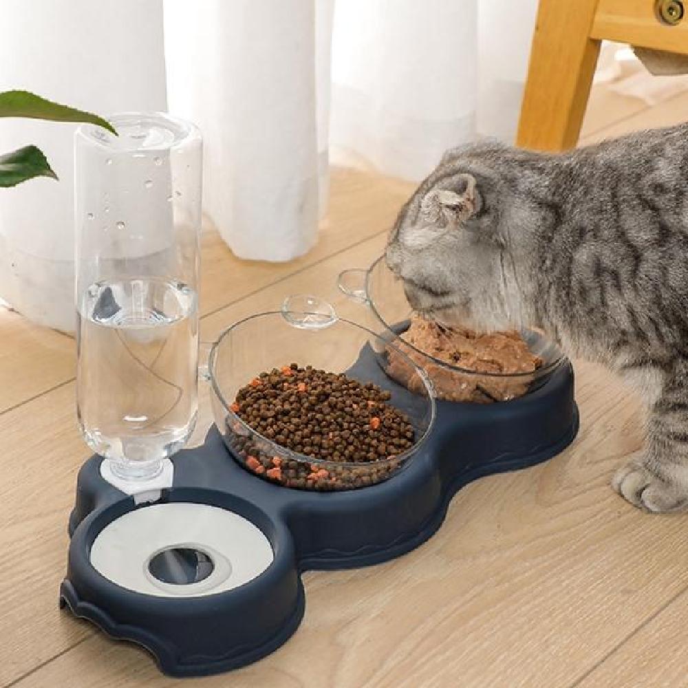 고양이물그릇 강아지물그릇 애완 동물 고양이 그릇 자동 공급기 3 대형견밥그릇 개밥그릇 : 큰박