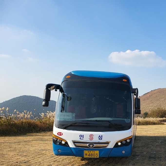 제주도 전세버스 대절 제주 버스여행 기사포함 대여 렌트 : 홍반장더투어제주