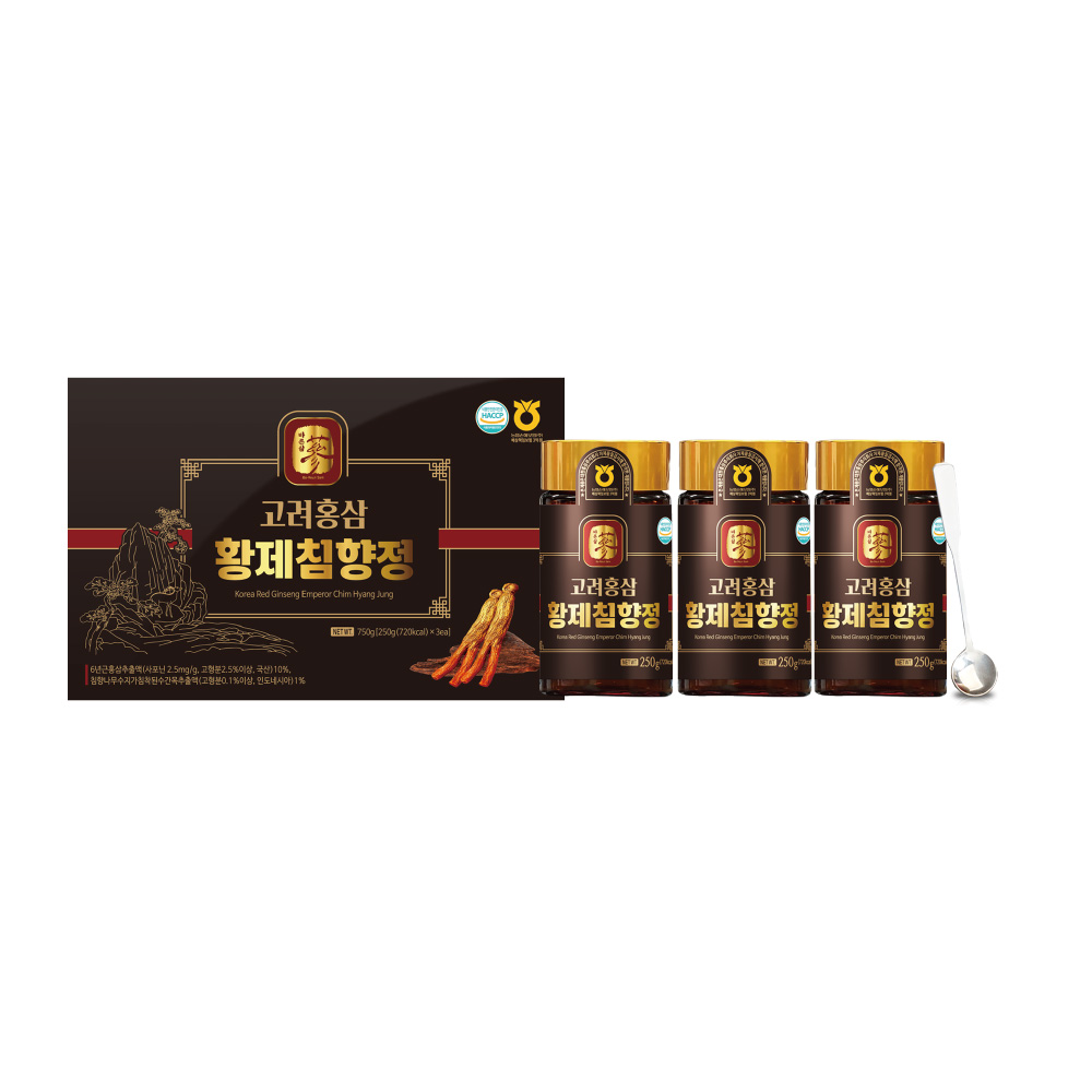 [대한홍삼주식회사] 고려홍삼 황제침향정 250g x 3p : 글루셀