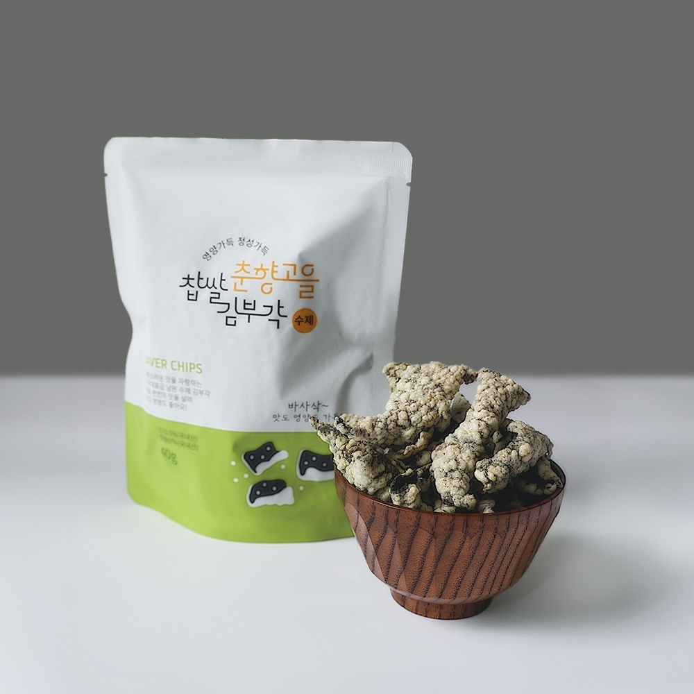 춘향고을 찹쌀 김부각 선물세트 40g×7ea 남원 수제 : 춘향고을 찹쌀 김부각