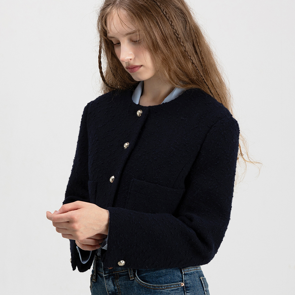 ALPACA WOOL SHORT JACKET : 웬유무브