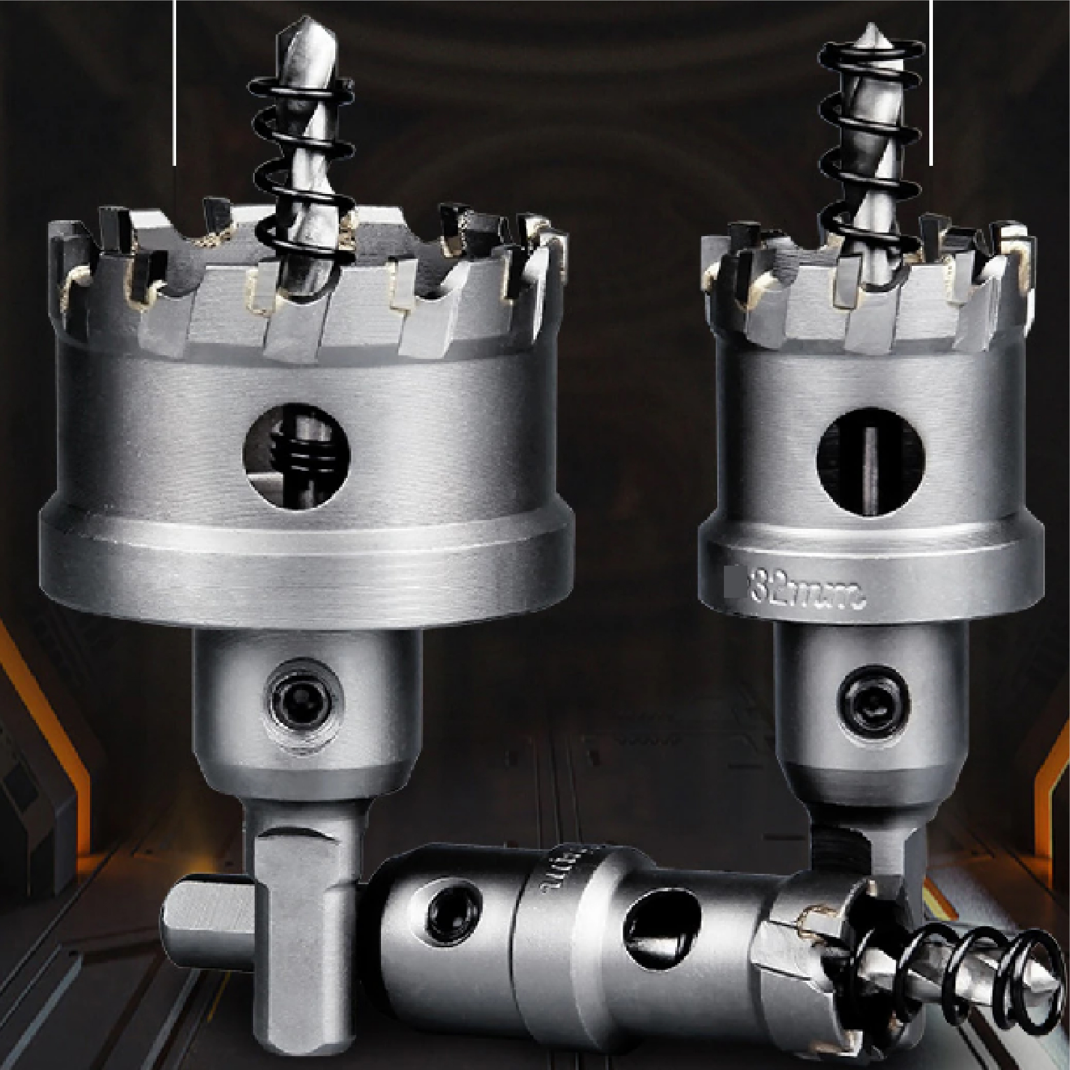 TCT 스텐 홀쏘 아바일체형 14mm- 초경 드릴 홀소 홀커터 철판 알루미늄 전사이즈 : 망고테크