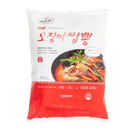 홍야 오징어짬뽕 1260g 2개 : 원라이브:브랜드